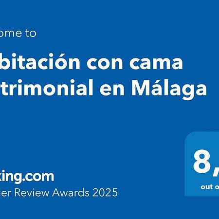 Habitacion Con Cama Matrimonial En Малага Екстериор снимка
